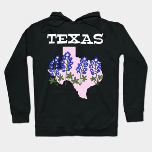 Texas Bluebonnets State Wildflower Hoodie